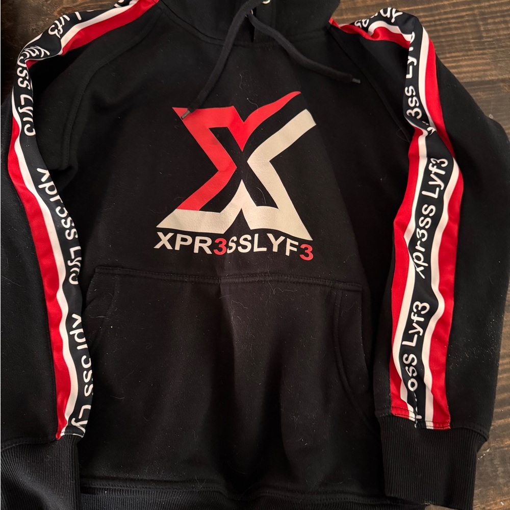 Black and Red Men's Hoodie